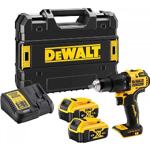 ΔΡΑΠΑΝΟΚΑΤΣΑΒΙΔΟ ΚΡΟΥΣΤΙΚΟ ΜΠΑΤΑΡΙΑΣ DEWALT 18V BRUSHLESS 2X 5AH LI-ION DCD709P2T