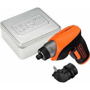 ΚΑΤΣΑΒΙΔΙ ΜΠΑΤΑΡΙΑΣ BLACK & DECKER 3.6V LI-ION 1.5AH + EXTRA ΚΕΦΑΛΗ + ΜΕΤΑΛΛΙΚΗ ΚΑΣΕΤΙΝΑ CS3652LCAT
