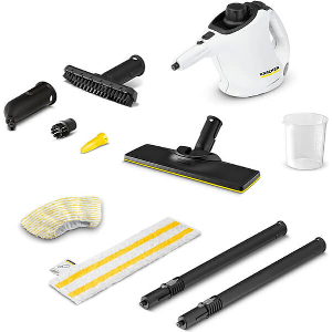 ΑΤΜΟΚΑΘΑΡΙΣΤΗΣ 1200W KARCHER  SC 1 EASYFΙX PORTABLE ΜΑΥΡΟ/ΛΈΥΚΟ