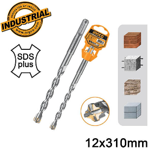 ΤΡΥΠΑΝΙ ΤΕΤΡΑΚΟΠΟ SDS PLUS S4L 12X310MM INGCO DBH1211204C