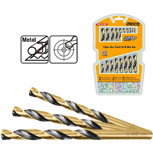 ΤΡΥΠΑΝΙΑ ΜΕΤΑΛΛΟΥ HSS 1-10MM ΣΕΤ 19 ΤΕΜ. INGCO AKDB9190