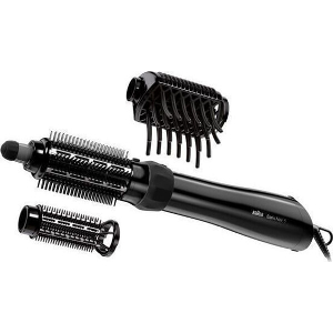 ΒΟΥΡΤΣΑ ΜΑΛΛΙΩΝ BRAUN SATIN HAIR 7 AS 720 HOT AIR BRUSH BLACK SILVER 700 W