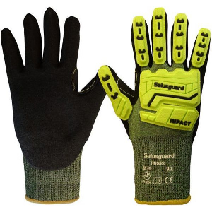 SALUSGUARD HNS500 ΓΑΝΤΙΑ ΕΡΓΑΣΙΑΣ ANTI-IMPACT 10/XL-EXTRA LARGE ΠΡΑΣΙΝΑ/ΜΑΥΡΑ 1 ΖΕΥΓΟΣ