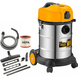 ΗΛΕΚΤΡΙΚΗ ΣΚΟΥΠΑ ΥΓΡΩΝ / ΣΤΕΡΕΩΝ 30 LIT 1400W INGCO VC14301