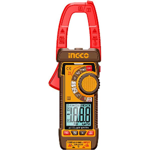 ΑΜΠΕΡΟΤΣΙΜΠΙΔΑ ΨΗΦΙΑΚΗ 600A AC/DC/ TRUE RMS/ NCV/ LPF/VFC ΜΕ ΑΚΡΟΔΕΚΤΕΣ INGCO DCM66002