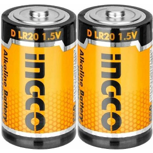 ΜΠΑΤΑΡΙΑ ΑΛΚΑΛΙΚΗ LR20 (D) 2 ΤΕΜ. INGCO HAB1D01