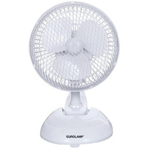 ΑΝΕΜΙΣΤΗΡΑΣ ΕΠΙΤΡΑΠΕΖΙΟΣ 15W EUROLAMP 147-29073 ΜΕ ΜΑΝΤΑΛΑΚΙ ΑΣΠΡΟ