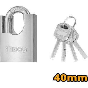 ΛΟΥΚΕΤΟ ΚΡΥΜΜΕΝΟΥ ΛΑΙΜΟΥ ΑΣΦΑΛΕΙΑΣ 40MM INGCO DSTK2401
