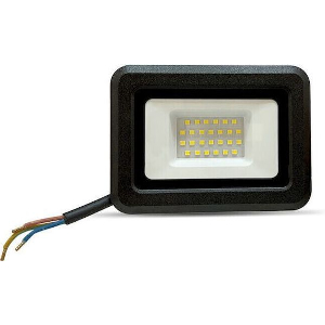 GEYER ΠΡΟΒΟΛΕΑΣ LED ECONOMY 10W 4000K 900LM IP65 ΜΑΥΡΟΣ