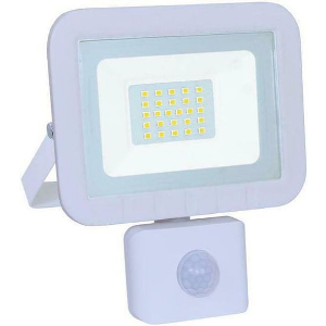 GEYER LED ΠΡΟΒΟΛΕΑΣ 50W 3000K ΜΕ ΑΝΙΧΝΕΥΤΗ ΚΙΝΗΣΗΣ ΛΕΥΚΟΣ