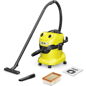 KARCHER WD 4 V-20/5/22 20L DRUM VACUUM DRY&WET 1000W BAGLESS 1.628-209.0