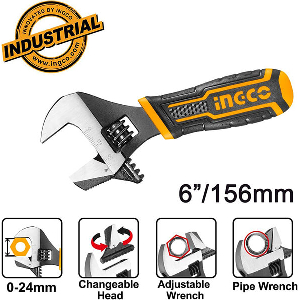 ΓΑΛΛΙΚΟ ΚΛΕΙΔΙ ΜΕ ΣΙΑΓΟΝΕΣ ΔΙΠΛΗΣ ΛΕΙΤΟΥΡΓΙΑΣ 0-24MM 156MM INGCO HADWS088