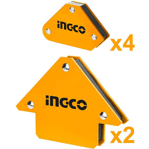 ΜΑΓΝΗΤΙΚΗ ΓΩΝΙΑ ΣΥΓΚΟΛΛΗΣΗΣ ΣΕΤ 6 ΤΕΜ. INGCO AMWH6001