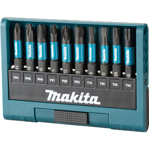 ΣΕΤ 10 ΤΕΜ MAKITA IMPACT BLACK BITS 50MM ΜΥΤΕΣ ΚΡΟΥΣΗΣ E-12011