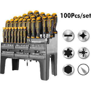 ΣΕΤ 100 ΤΕΜ. ΚΑΤΣΑΒΙΔΙΑ ΚΑΙ ΜΥΤΕΣ ΣΕ ΣΤΑΝΤ INGCO HKSD10028