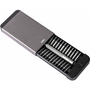 ΣΕΤ 25 ΤΕΜ PRECISION SCREWDRIVER SET DELI TOOLS ΜΥΤΕΣ ΚΑΤΣΑΒΙΔΙ ΑΚΡΙΒΕΙΑΣ ΜΙΚΡΟΗΛΕΚΤΡΟΝΙΚΩΝ EDL3525