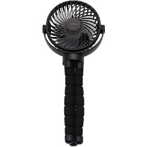 ΑΝΕΜΙΣΤΗΡΑΣ MINI FLEXIBLE PRMF-80691 PRIMO 4'' 10CM ΜΑΥΡΟΣ ΕΠΑΝΑΦΟΡΤΙΖΟΜΕΝΟΣ