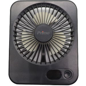 ΑΝΕΜΙΣΤΗΡΑΣ MINI PRMF-80693 PRIMO 5'' 12.5CM ΜΑΥΡΟΣ ΕΠΑΝΑΦΟΡΤΙΖΟΜΕΝΟΣ