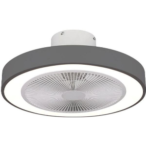 ESTIA ΑΝΕΜΙΣΤΗΡΑΣ ΟΡΟΦΗΣ LED CCT 50CM 15W MOT 45W LIG RC ΓΚΡΙ 06-30162