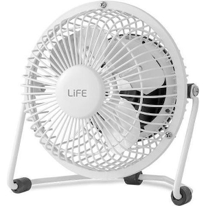 LIFE SUPER4 WHITE MINI ΑΝΕΜΙΣΤΗΡΑΣ USB 2.5W ΛΕΥΚΟΣ 221-0449