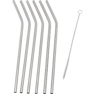 LEOPOLD VIENNA 1X6 STRAW INOX WITH BRUSH LV253011