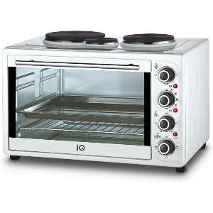 ΗΛΕΚΤΡΙΚΟ ΦΟΥΡΝΑΚΙ 45LT ΜΕ 3 ΕΣΤΙΕΣ IQ KC-1241 WHITE