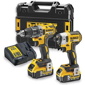 ΣΕΤ ΔΡΑΠΑΝΟΚΑΤΣΑΒΙΔΟ+ΠΑΛΜΙΚΟ ΚΑΤΣΑΒΙΔΙ DEWALT 18V LI-ION 2X 5AH BRUSHLESS T-STACK DCK268P2T