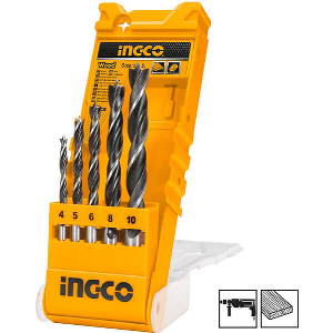 ΤΡΥΠΑΝΙΑ ΞΥΛΟΥ 4-10MM ΣΕΤ 5 ΤΕΜ. INGCO AKD5058