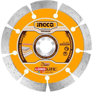 ΔΙΑΜΑΝΤΟΔΙΣΚΟΣ ΔΟΜΙΚΩΝ ΓΕΝΙΚΗΣ ΧΡΗΣΗΣ 115MM INGCO DMD011152