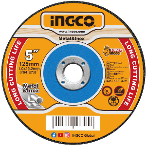 ΔΙΣΚΟΙ ΚΟΠΗΣ ΣΙΔΗΡΟΥ INOX 125MM X 1.0MM INGCO MCD101251