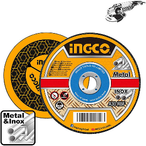 ΔΙΣΚΟΙ ΚΟΠΗΣ ΣΙΔΗΡΟΥ INOX 180MM X 1.6MM INGCO MCD161801