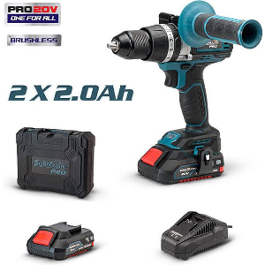 ΔΡΑΠΑΝΟΚΑΤΣΑΒΙΔΟ ΚΡΟΥΣΤΙΚΟ BRUSHLESS 20V LI-ION 2X2AH ΒΑΛΙΤΣΑ BORMANN BBP5140