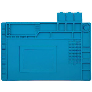 ΕΠΙΦΑΝΕΙΑ ΕΡΓΑΣΙΑΣ PCWORK PCW10A SOLDERING WORKING MAT 450X300MM WITH STORAGE BOXES SILICONE