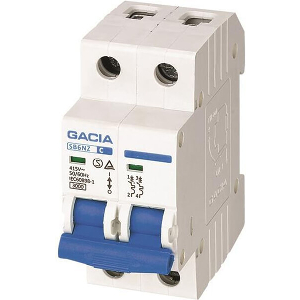 GACIA ΑΥΤΟΜΑΤΗ ΑΣΦΑΛΕΙΑ 10A ΔΙΠΟΛΙΚΗ 2X10A 1P+Ν 3KA 500-42311