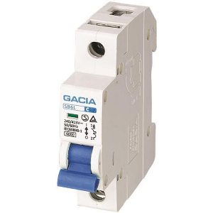GACIA ΑΥΤΟΜΑΤΗ ΑΣΦΑΛΕΙΑ 20A ΜΟΝΟΠΟΛΙΚΗ 6KA 500-43003