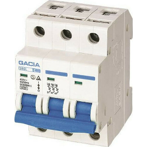 GACIA ΑΥΤΟΜΑΤΗ ΑΣΦΑΛΕΙΑ 20A ΤΡΙΠΟΛΙΚΗ 3P 6ΚΑ 500-43023