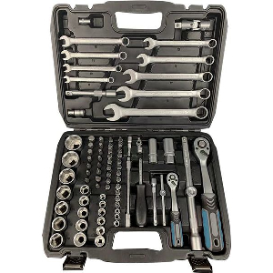 ΣΕΤ ΚΑΡΥΔΑΚΙΑ 1/4'' & 1/2'' ΜΕ ΚΑΣΤΑΝΙΑ ΚΑΙ ΓΕΡΜΑΝΟΠΟΛΥΓΩΝΑ BORMANN PRO BHT5120