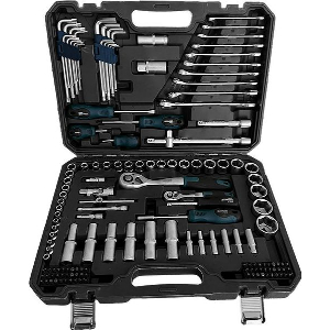 ΣΕΤ ΚΑΡΥΔΑΚΙΑ 1/4'' & 1/2'' ΜΕ ΚΑΣΤΑΝΙΑ ΚΑΤΣΑΒΙΔΙΑ ΚΛΕΙΔΙΑ 150ΤΜΧ BORMANN PRO BHT5130