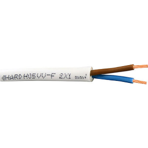 ΧΑΡΑΛΑΜΠΙΔΗΣ H05VV-F 2X1MM ΚΑΛΩΔΙΟ ΕΥΚΑΜΠΤΟ 0803 100Μ