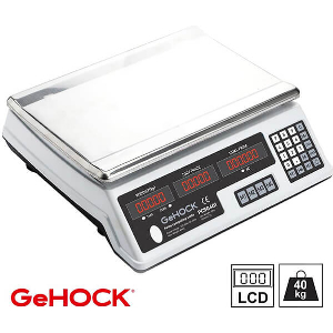 ΨΗΦΙΑΚΗ ΕΠΙΤΡΑΠΕΖΙΑ ΖΥΓΑΡΙΑ ΕΩΣ 40KG ΛΕΥΚΗ GEHOCK PCS0401