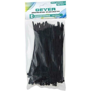 GEYER ΔΕΜΑΤΙΚΑ 3.6X150MM ΜΑΥΡΑ (100ΤΜΧ)