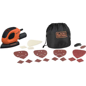 ΠΑΛΜΙΚΟ ΗΛΕΚΤΡΙΚΟ ΤΡΙΒΕΙΟ BLACK N DECKER 55 WATT MOUSE + 15 ΑΞΕΣΟΥΑΡ + ΤΣΑΝΤΑ BEW230BC