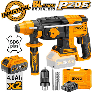 ΠΙΣΤΟΛΕΤΟ ΠΕΡΙΣΤΡΟΦΙΚΟ ΚΡΟΥΣΤΙΚΟ ΣΚΑΠΤΙΚΟ ΜΠΑΤΑΡΙΑΣ 20V LI-ION 2.5J INGCO CRHLI202289