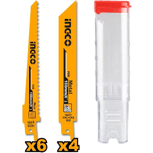 ΠΡΙΟΝΟΛΑΜΕΣ ΣΠΑΘΟΣΕΓΑΣ ΞΥΛΟΥ - ΜΕΤΑΛΛΟΥ ΣΕΤ 10 ΤΕΜ. INGCO RSB1002