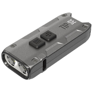 ΦΑΚΟΣ LED NITECORE TIP SE ΜΠΡΕΛΟΚ RECHARGEABLE GREY