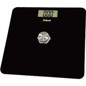 PRIMO ΖΥΓΑΡΙΑ ΣΩΜΑΤΟΣ KINETIC 180KG ΥΑΛΙΝΗ ΜΑΥΡΗ PRBS-40467