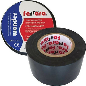 WONDER ΜΟΝΩΤΙΚΗ ΤΑΙΝΙΑ ΜΑΥΡΗ 38MM X 20M 147-34011