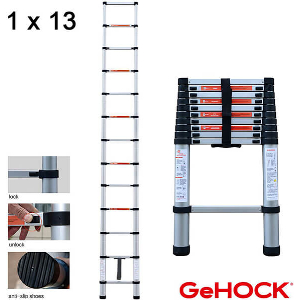 ΤΗΛΕΣΚΟΠΙΚΗ ΣΚΑΛΑ ΑΛΟΥΜΙΝΙΟΥ 13 ΣΚΑΛΙΩΝ GEHOCK 9350380