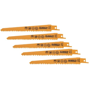 ΛΑΜΕΣ ΣΕΓΑΤΣΑΣ ΚΟΒΑΛΤΙΟΥ 5 ΤΕΜ DEWALT ΞΥΛΟΥ 152X3.6MM DT2359