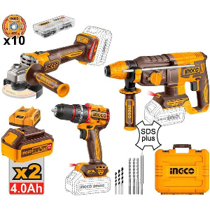 ΕΡΓΑΛΕΙΑ ΜΠΑΤΑΡΙΑΣ 20V LI-ION ΣΕΤ 3 ΤΕΜ. INGCO COSLI241198E